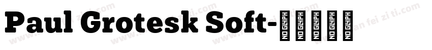 Paul Grotesk Soft字体转换